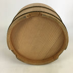 Japanese Handmade Wooden Lidded Bucket Oke Vtg Sushi Pickles JK305