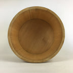Japanese Handmade Wooden Lidded Bucket Oke Vtg Sushi Pickles JK343