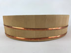 Japanese Handmade Wooden Oke Bucket Sushioke Hangiri Vtg Handai JK431