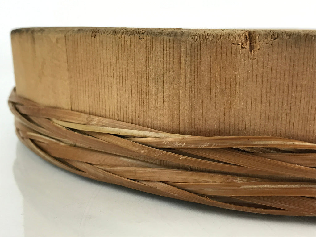Japanese Handmade Wooden Oke Bucket Sushioke Hangiri Vtg Sushi Handai BK10