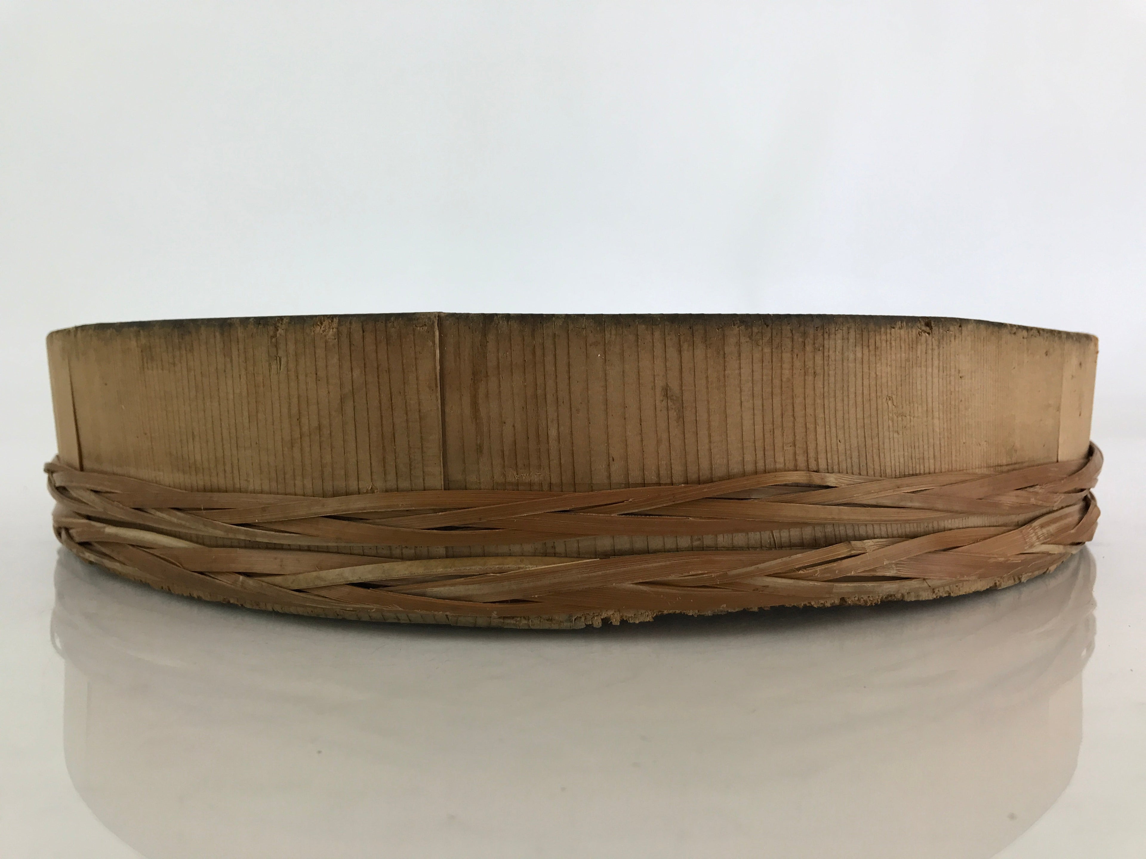 Japanese Handmade Wooden Oke Bucket Sushioke Hangiri Vtg Sushi Handai BK10