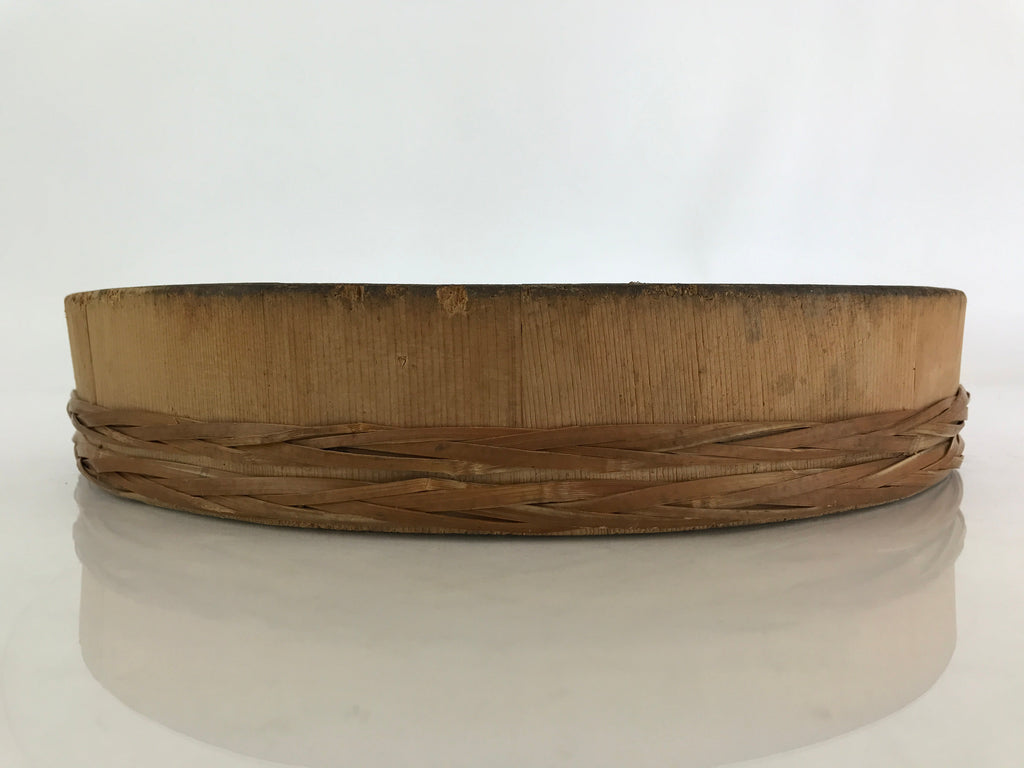 Japanese Handmade Wooden Oke Bucket Sushioke Hangiri Vtg Sushi Handai BK10