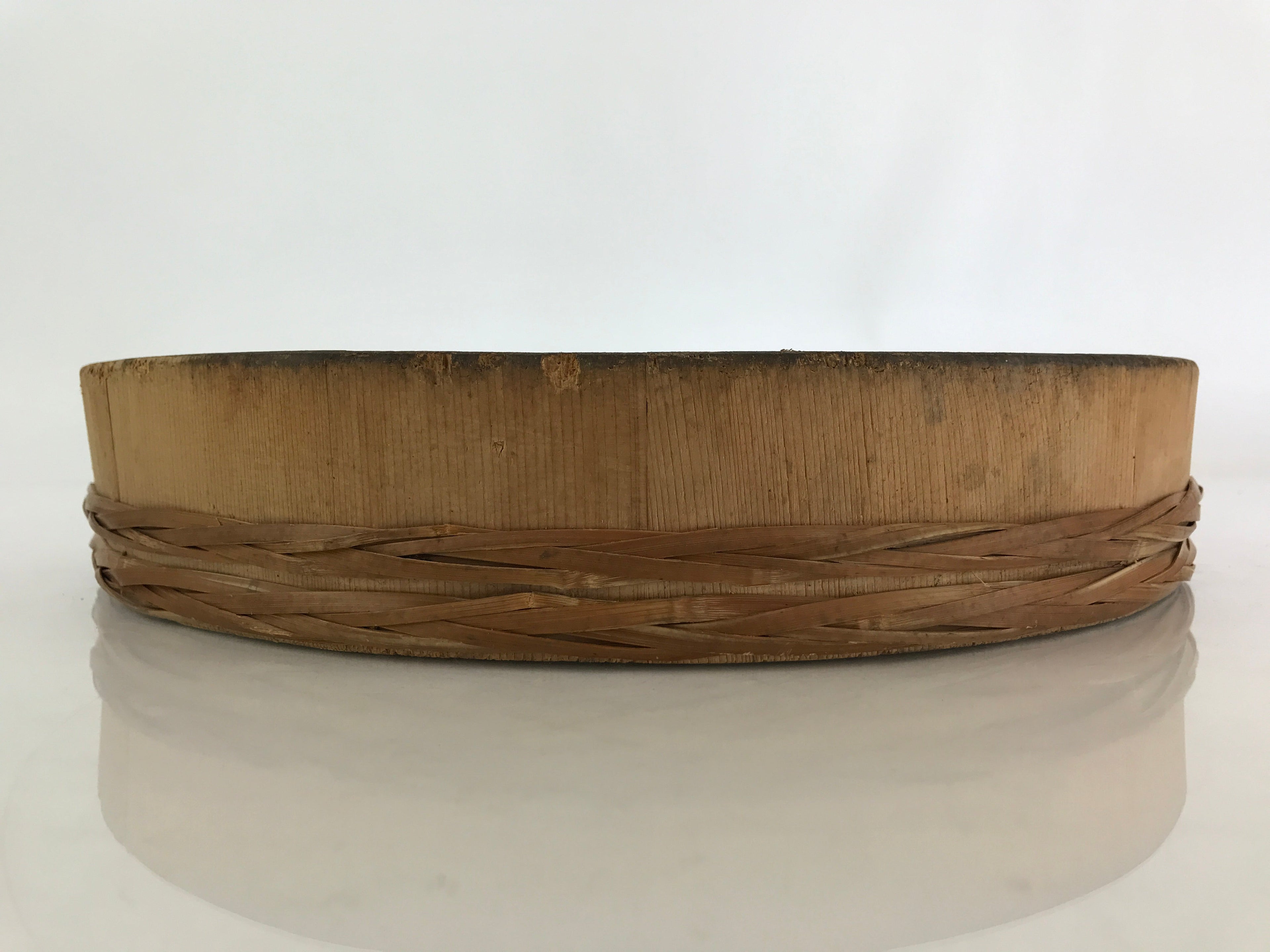 Japanese Handmade Wooden Oke Bucket Sushioke Hangiri Vtg Sushi Handai BK10