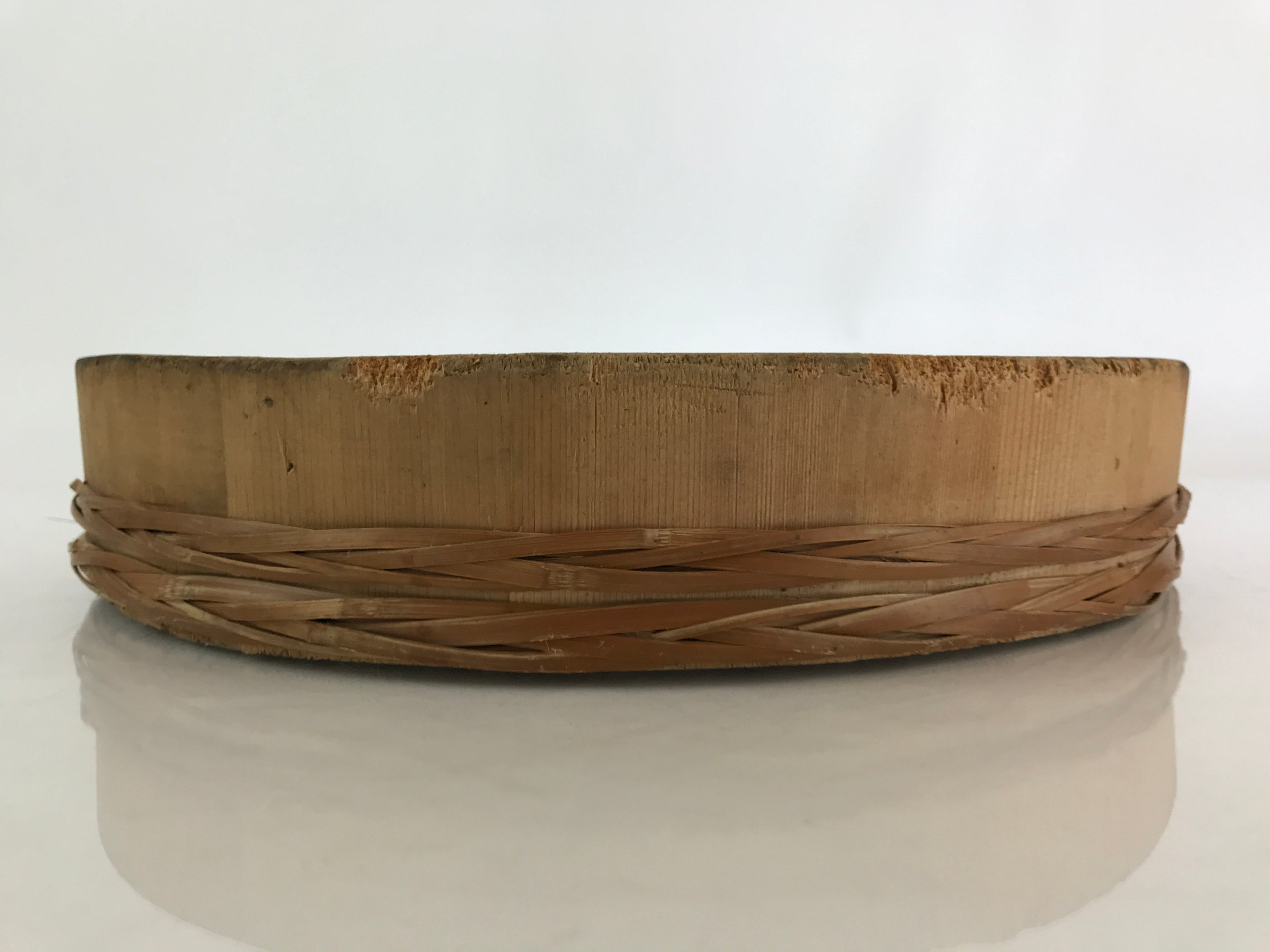 Japanese Handmade Wooden Oke Bucket Sushioke Hangiri Vtg Sushi Handai BK10