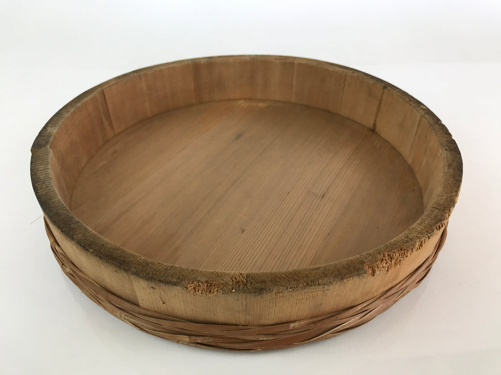 Japanese Handmade Wooden Oke Bucket Sushioke Hangiri Vtg Sushi Handai BK10