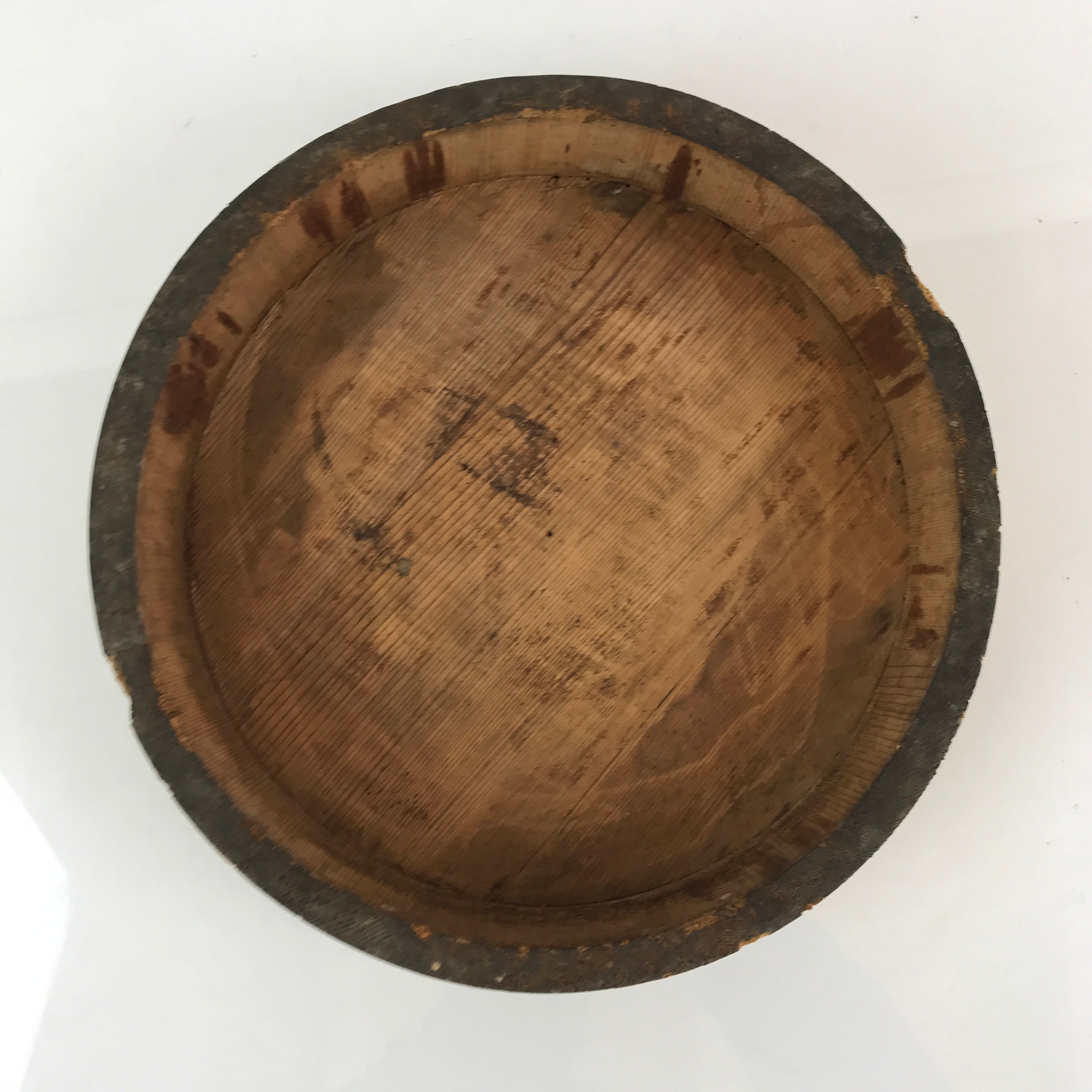 Japanese Handmade Wooden Oke Bucket Sushioke Hangiri Vtg Sushi Handai BK13
