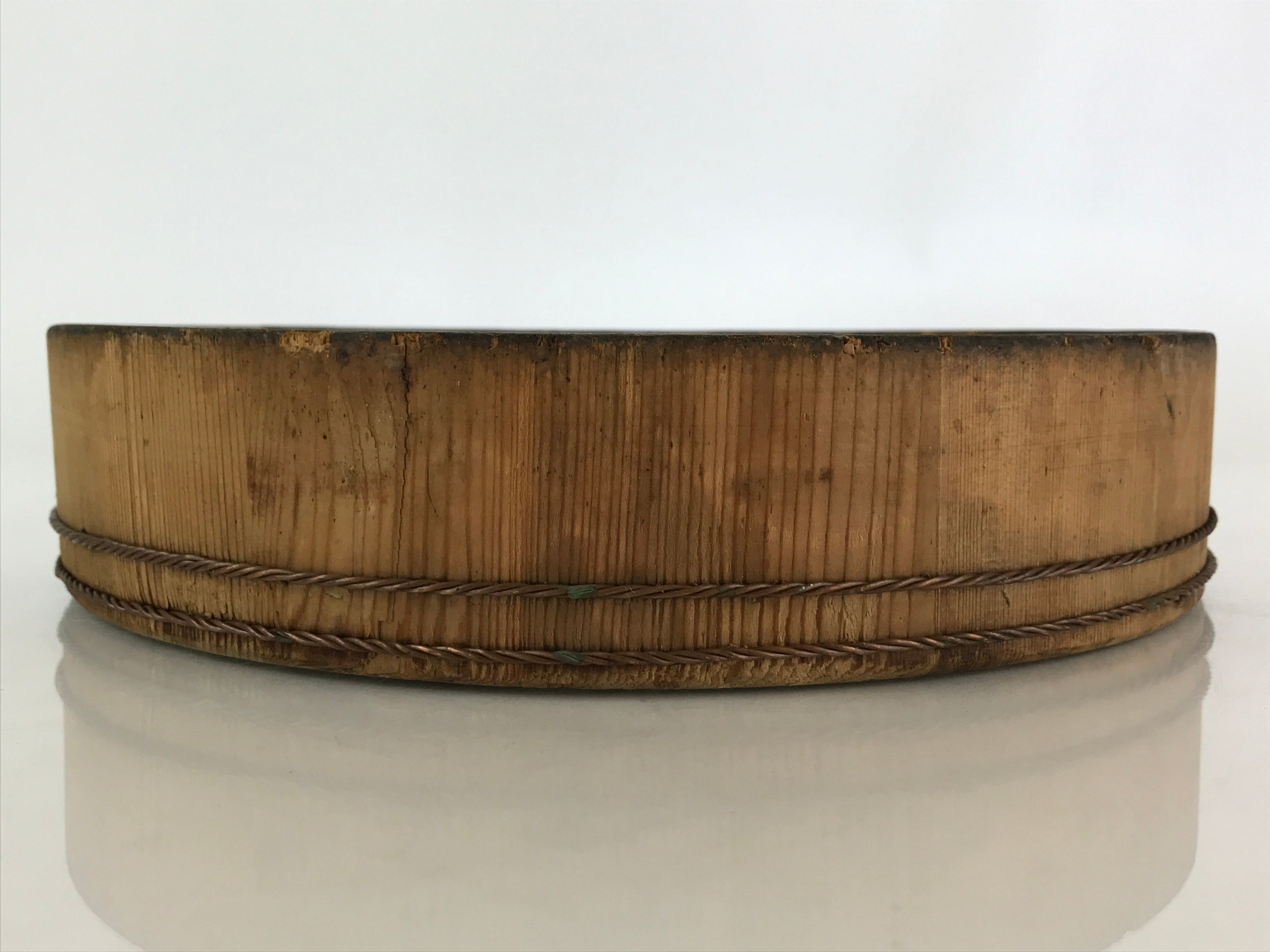 Japanese Handmade Wooden Oke Bucket Sushioke Hangiri Vtg Sushi Handai BK13