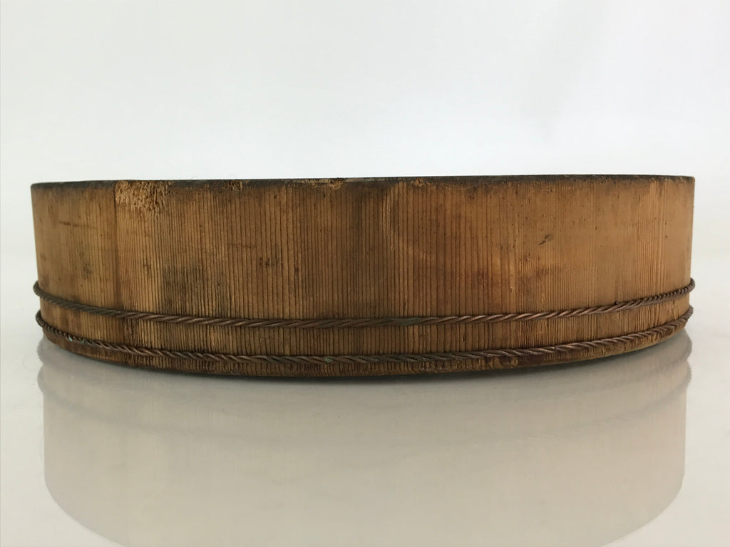 Japanese Handmade Wooden Oke Bucket Sushioke Hangiri Vtg Sushi Handai BK13