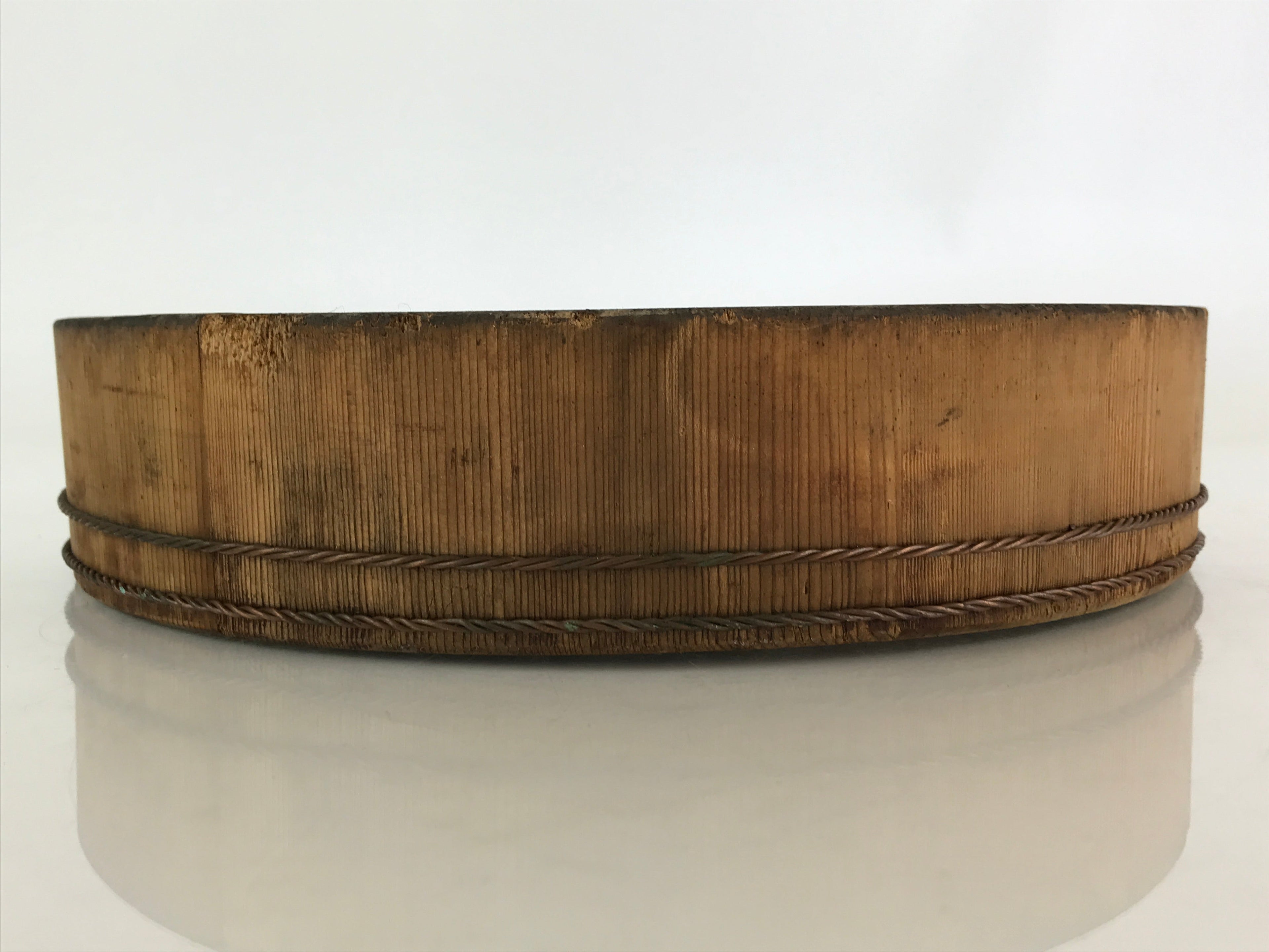 Japanese Handmade Wooden Oke Bucket Sushioke Hangiri Vtg Sushi Handai BK13