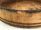 Japanese Handmade Wooden Oke Bucket Sushioke Hangiri Vtg Sushi Handai BK13