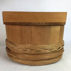 Japanese Handmade Wooden Oke Bucket Vtg Water Pickles Sushi Rice JK219