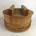 Japanese Handmade Wooden Oke Bucket Vtg Water Pickles Sushi Rice JK219