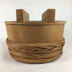 Japanese Handmade Wooden Oke Bucket Vtg Water Pickles Sushi Rice JK231
