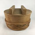 Japanese Handmade Wooden Oke Bucket Vtg Water Pickles Sushi Rice JK231