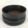 Japanese Handmade Wooden Steamer Vtg Seiro Mushiki Black JK341