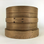 Japanese Handmade Wooden Steamer Vtg Seiro Mushiki Brown JK342