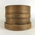 Japanese Handmade Wooden Steamer Vtg Seiro Mushiki Brown JK342