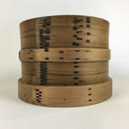 Japanese Handmade Wooden Steamer Vtg Seiro Mushiki Brown JK342