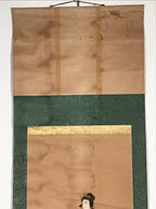 Japanese Hanging Scroll 7 Lucky Gods Auspicious Picture Vtg 1930 Kakejiku SC789