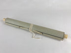 Japanese Hanging Scroll Black Haze White letters Shiki Vtg Kakejiku Kakemono SC7