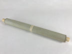 Japanese Hanging Scroll Black Haze White letters Shiki Vtg Kakejiku Kakemono SC7