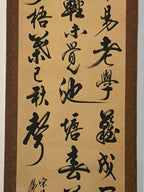 Japanese Hanging Scroll Calligraphy Gusei Shuki Poetry Kakejiku Kakemono SC797