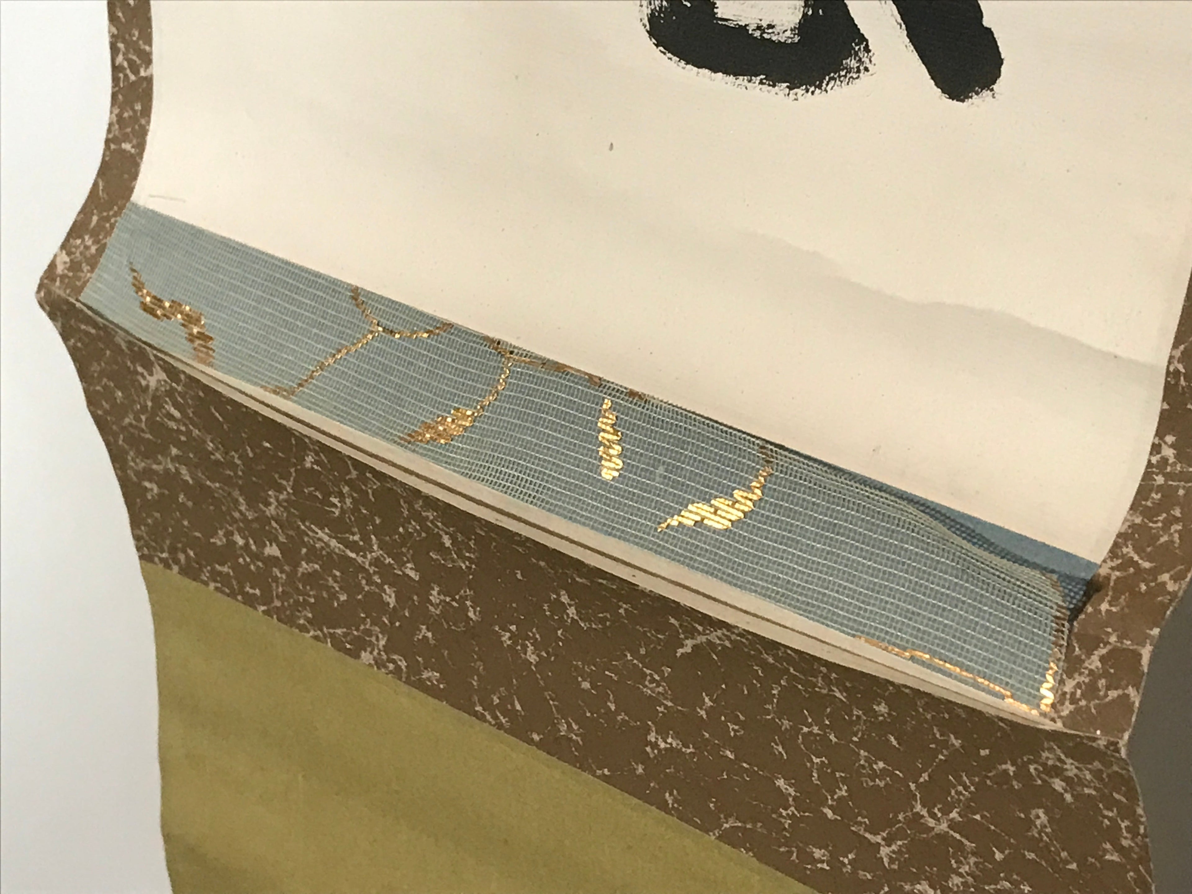 Japanese Hanging Scroll Calligraphy Kissako Zen Word Kakejiku Kakemono SC798
