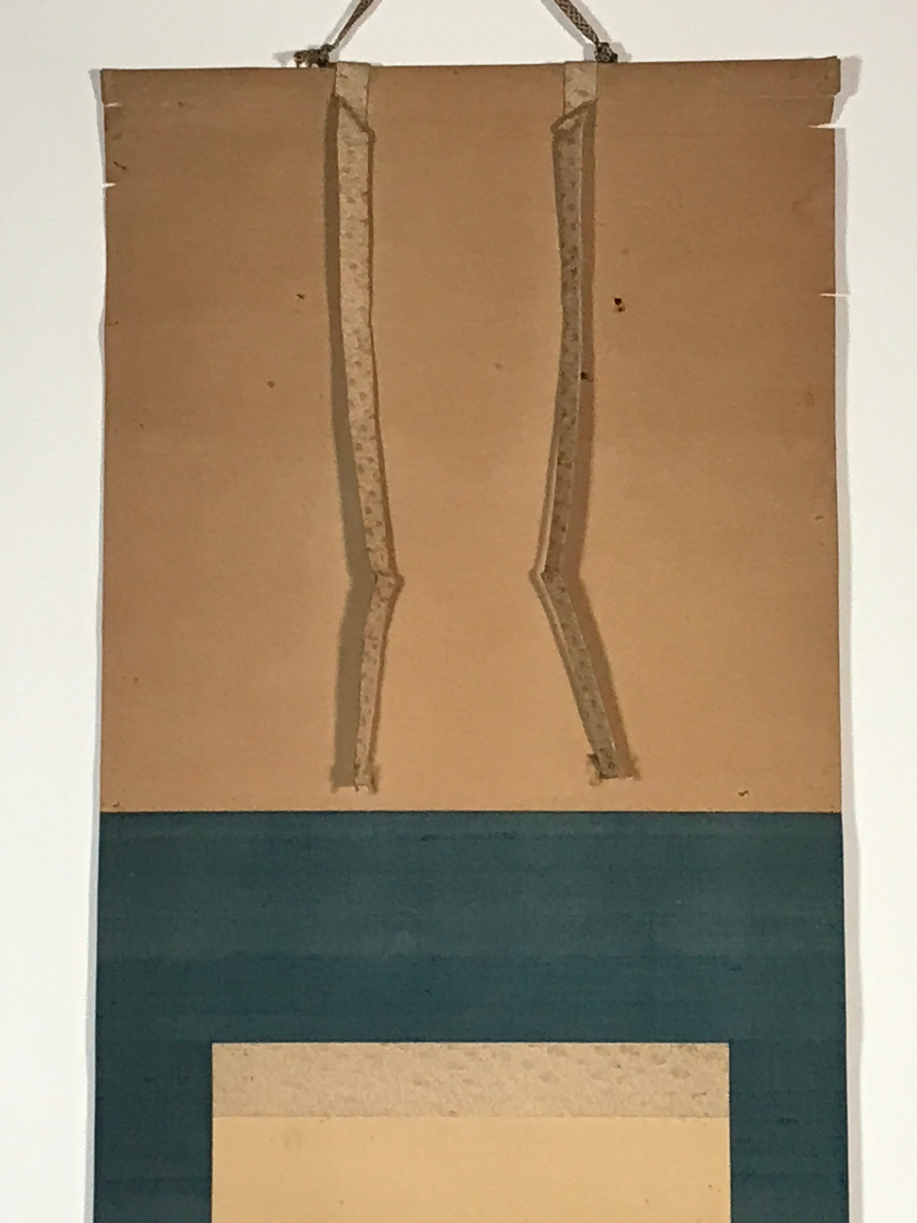 Japanese Hanging Scroll Crane Lake Picture Hokuyo Toda Kakejiku Kakemono SC777