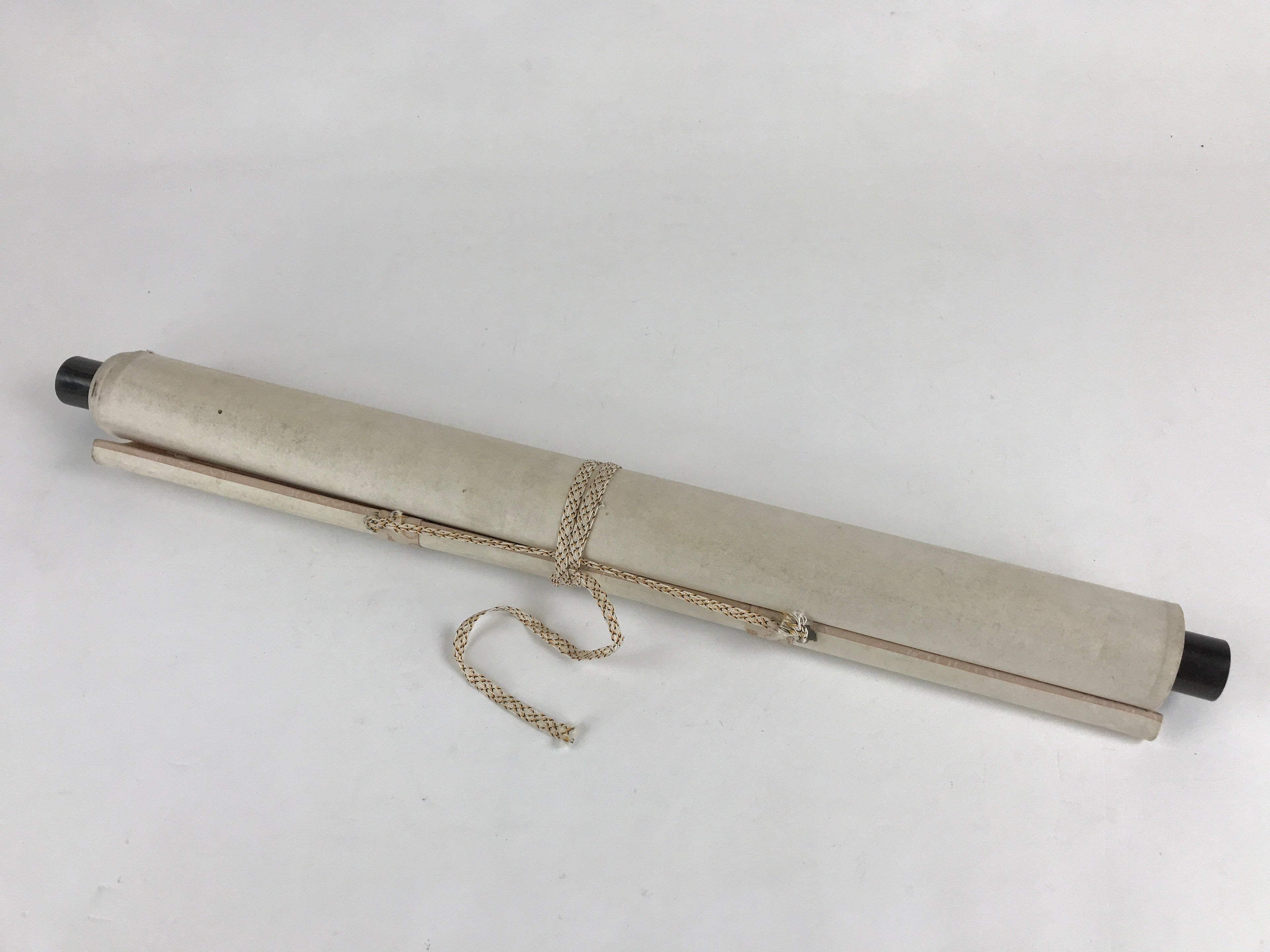 Japanese Hanging Scroll Crane Sunrise Flower Picture Vtg Kakejiku Kakemono SC783