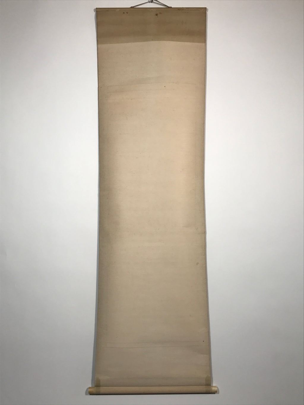Japanese Hanging Scroll Sansui Landscape Mountain River Vtg Kakejiku SC764