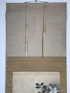 Japanese Hanging Scroll Sparrow Camellia Taigen Yokoyama Kakejiku SC794