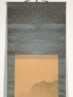 Japanese Hanging Scroll Spring Mountain Village Picture Kakejiku Kakemono SC795