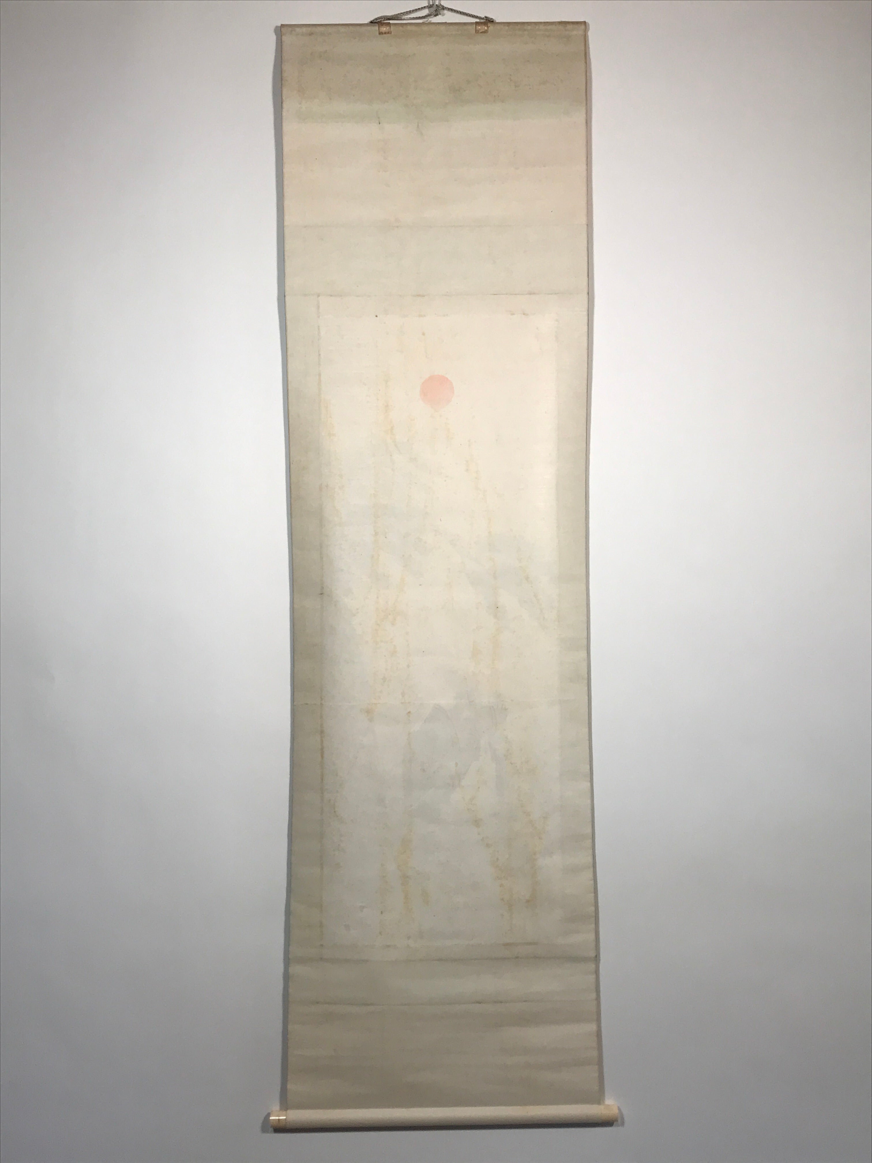 Japanese Hanging Scroll Takasago Old couple Celebration Vtg Kakejiku SC774