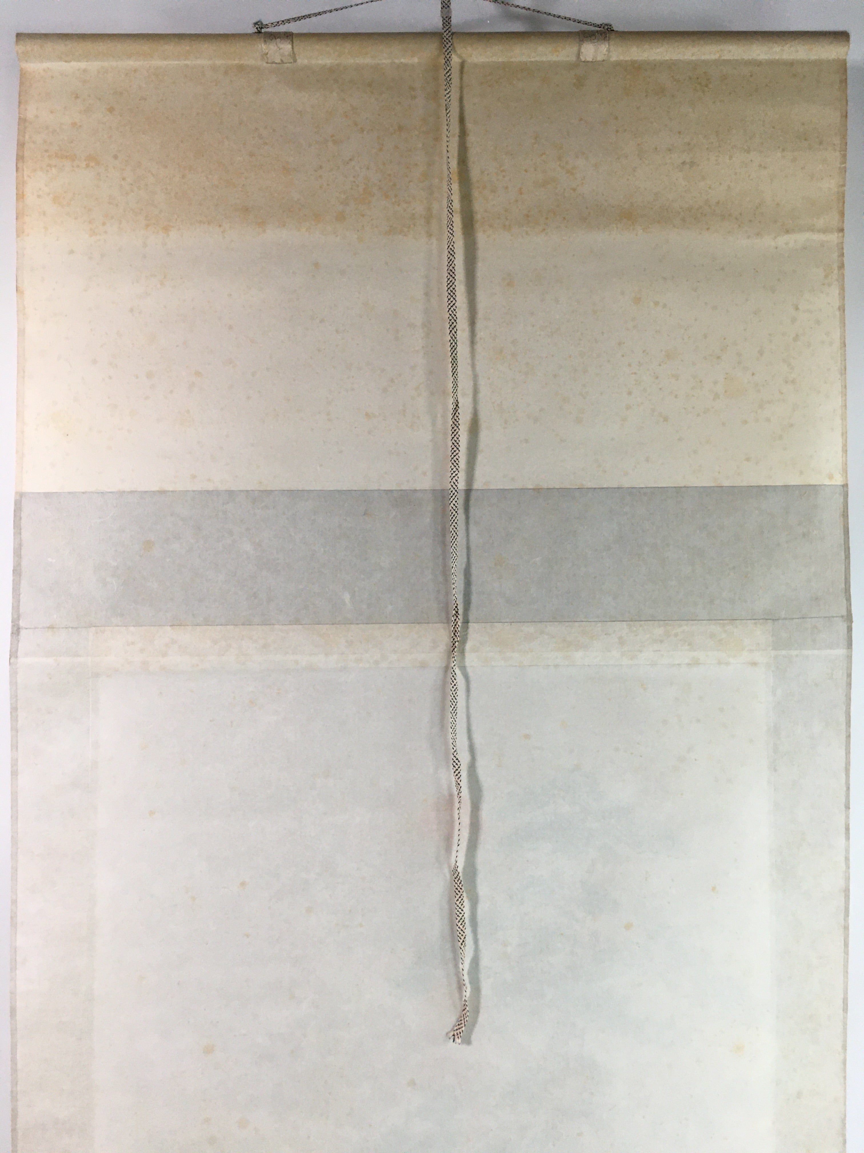 Japanese Hanging Scroll Vtg Kakejiku Kakemono 7 Lucky Gods Cranes SC715