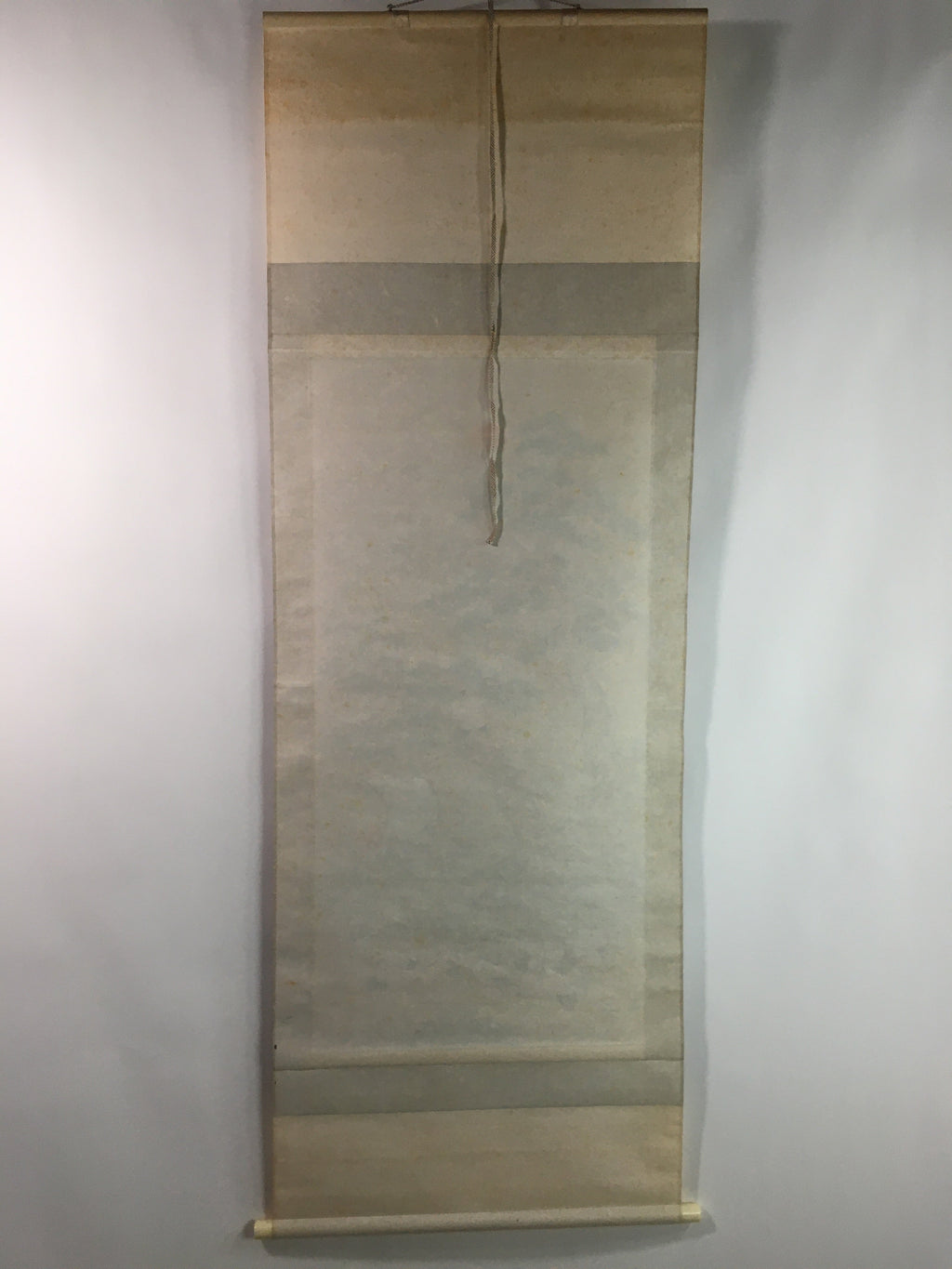Japanese Hanging Scroll Vtg Kakejiku Kakemono 7 Lucky Gods Cranes SC715