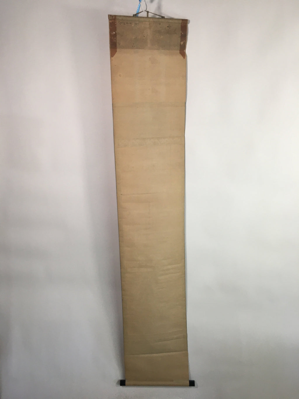 Japanese Hanging Scroll Vtg Kakejiku Kakemono Bamboo With Snow SC647