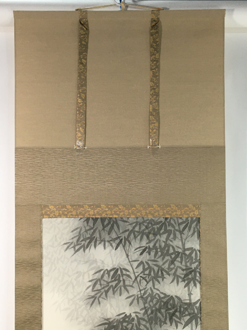 Japanese Hanging Scroll Vtg Kakejiku Kakemono Boar Mother Child SC740