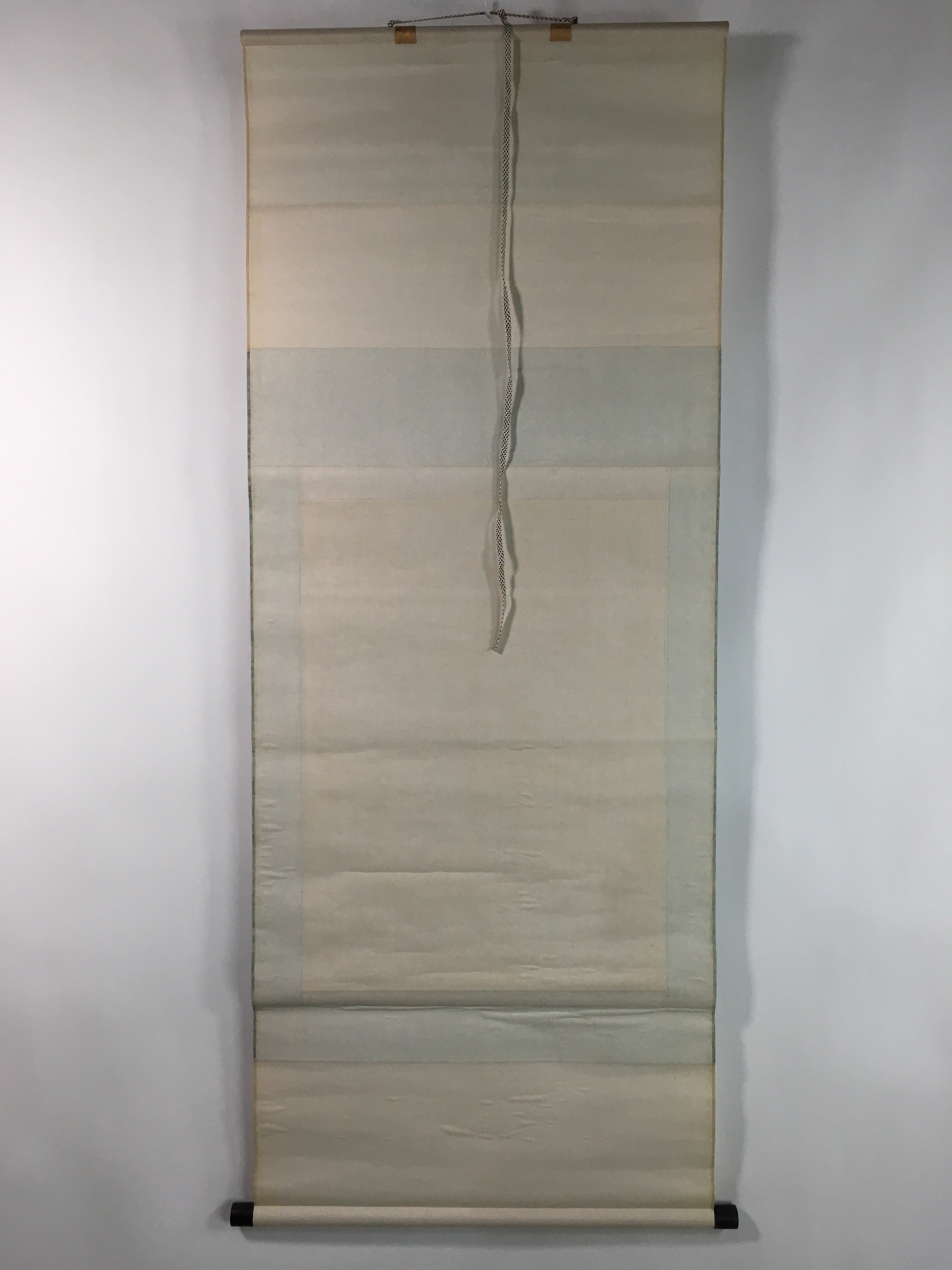 Japanese Hanging Scroll Vtg Kakejiku Kakemono Buddhist Buddha World SC698