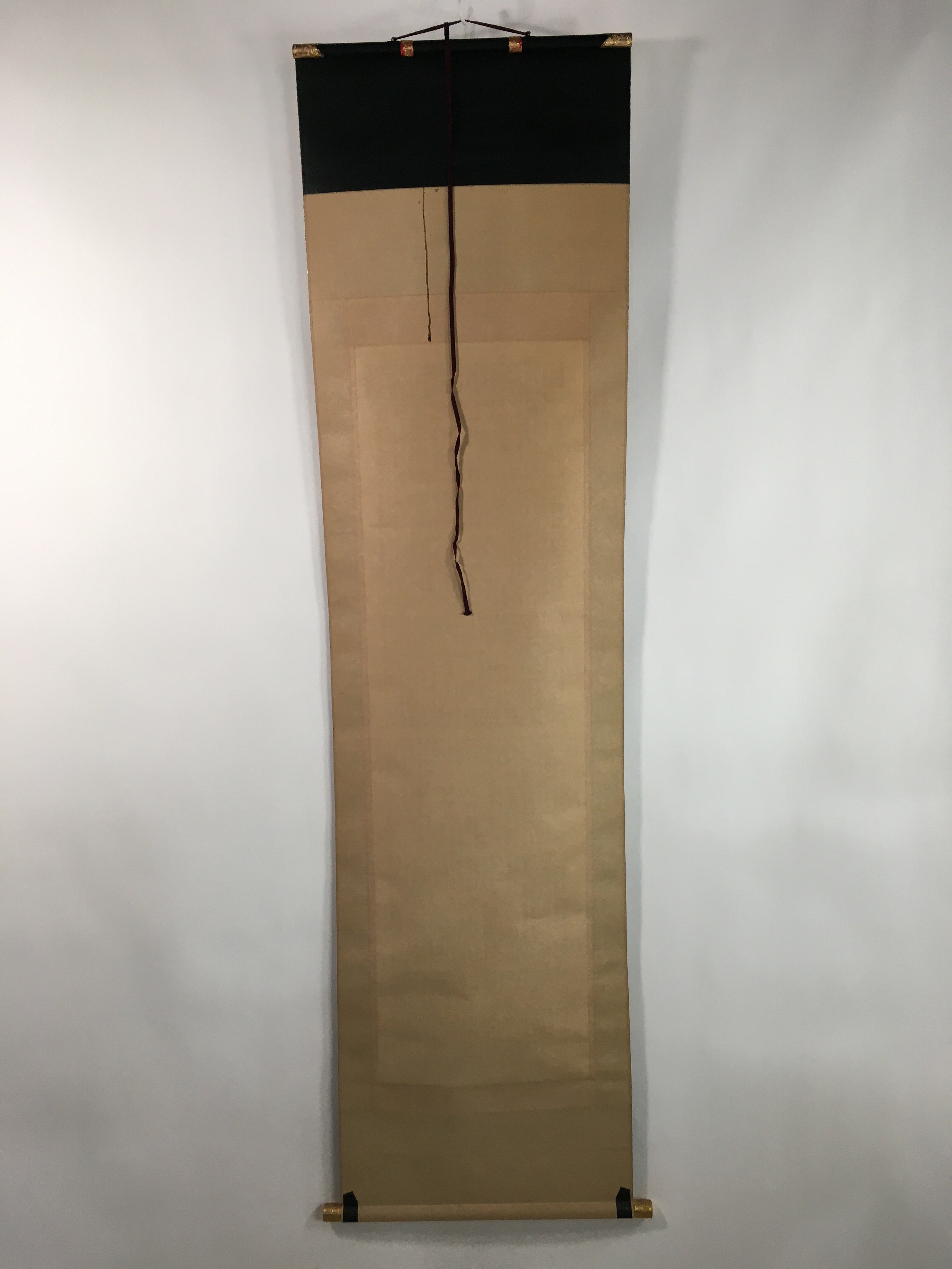 Japanese Hanging Scroll Vtg Kakejiku Kakemono Buddhist Chant Amida-Kyo SC697