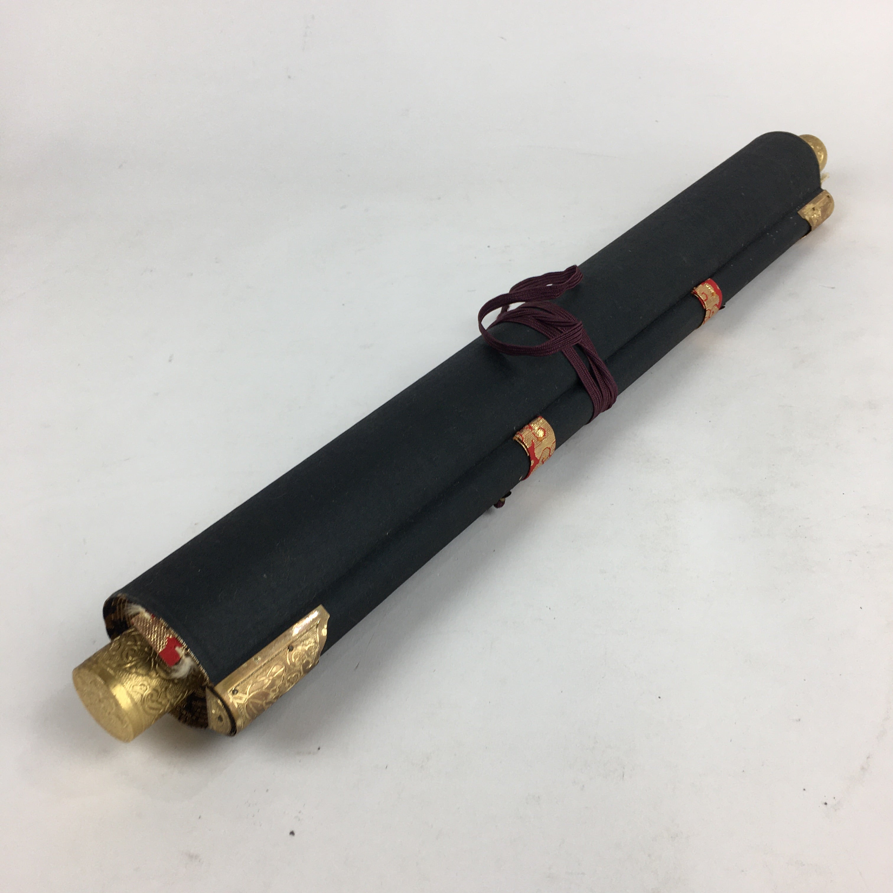 Japanese Hanging Scroll Vtg Kakejiku Kakemono Buddhist Chant Amida-Kyo SC697