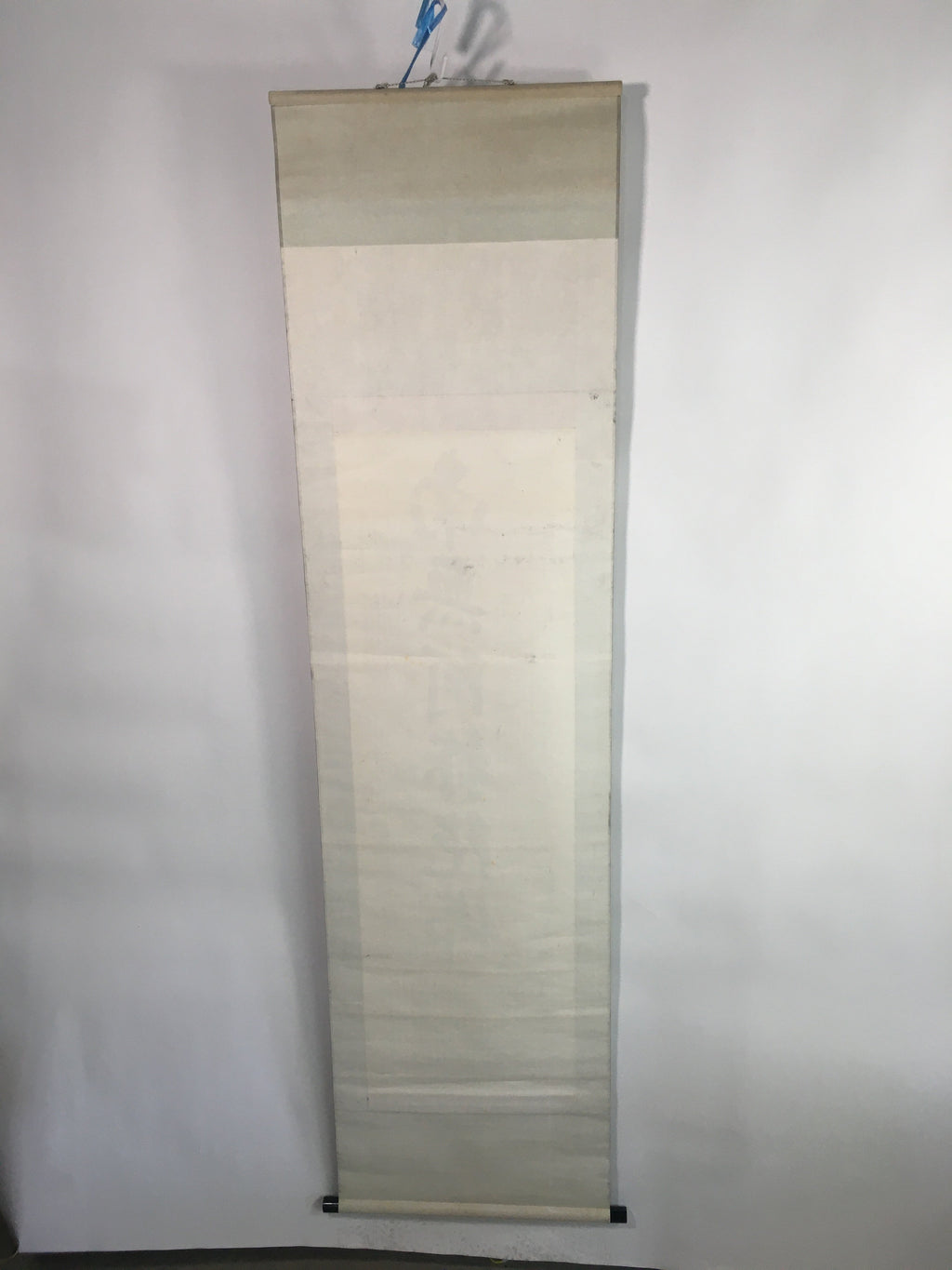 Japanese Hanging Scroll Vtg Kakejiku Kakemono Calligraphy Buddhist Sutra SC649