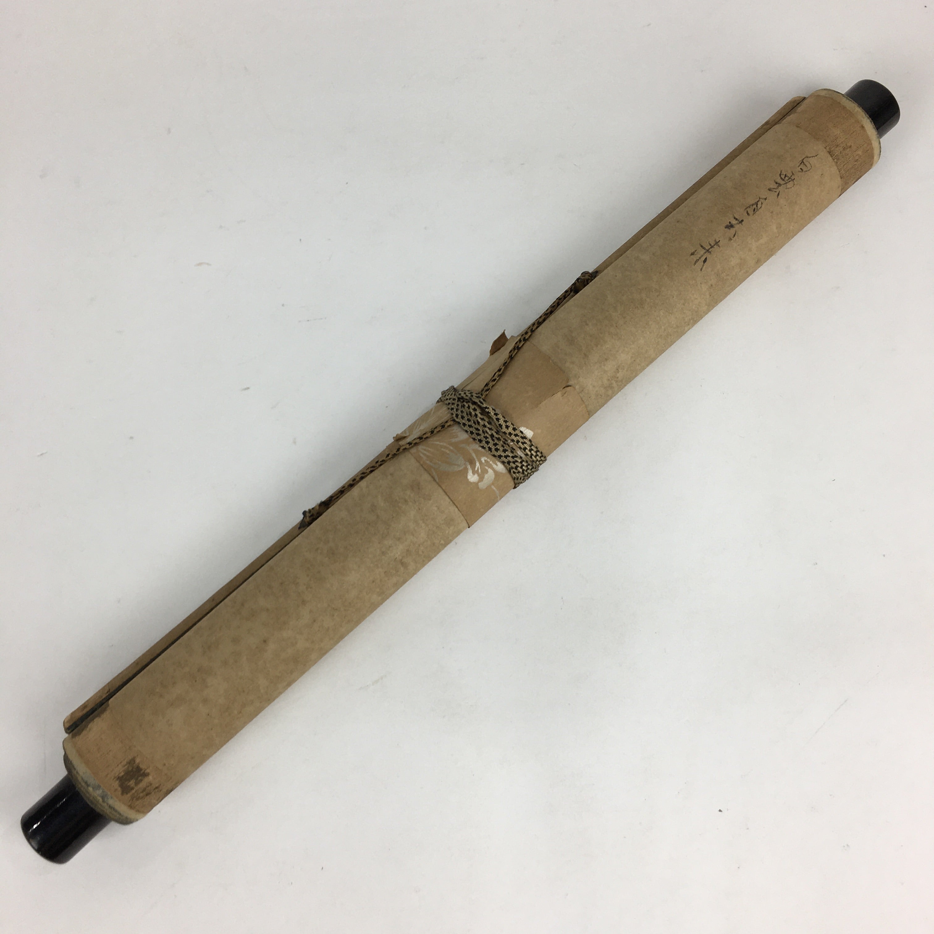 Japanese Hanging Scroll Vtg Kakejiku Kakemono Calligraphy Kanji SC743