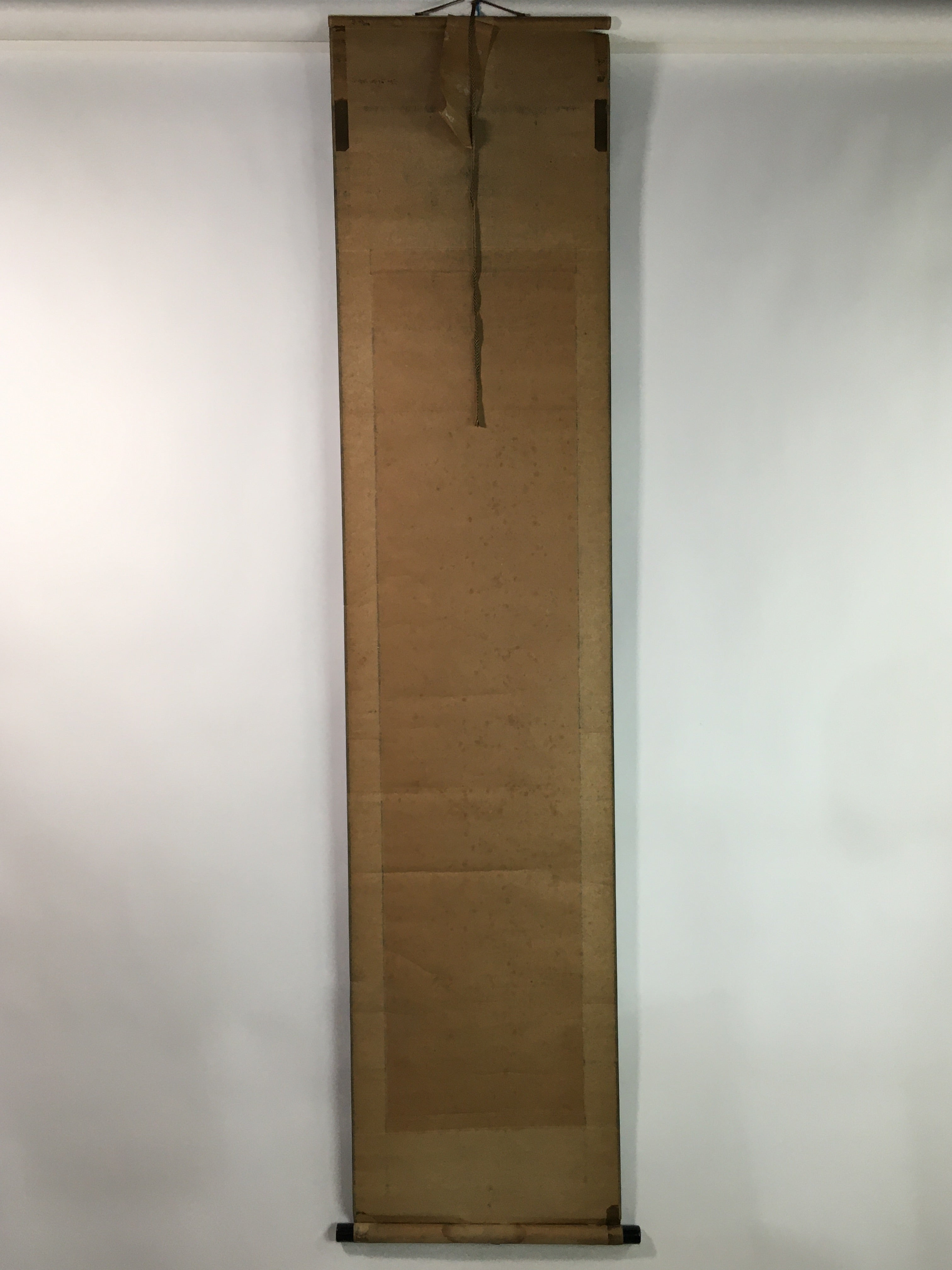 Japanese Hanging Scroll Vtg Kakejiku Kakemono Calligraphy Kanji SC743