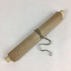 Japanese Hanging Scroll Vtg Kakejiku Kakemono Calligraphy Poetry Signed SC725
