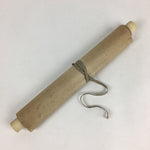 Japanese Hanging Scroll Vtg Kakejiku Kakemono Calligraphy Poetry Signed SC725