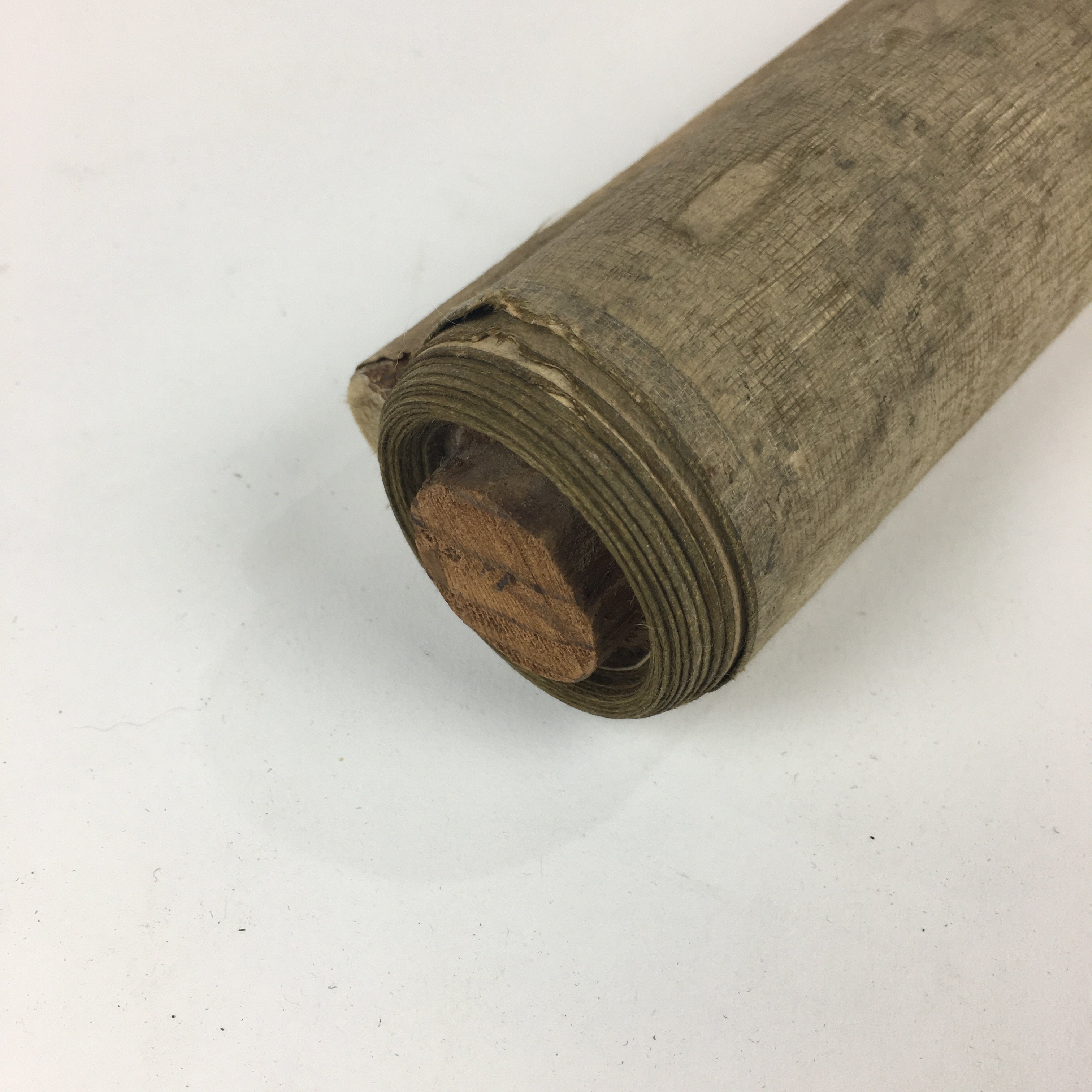 Japanese Hanging Scroll Vtg Kakejiku Kakemono Calligraphy Soldiers River SC662