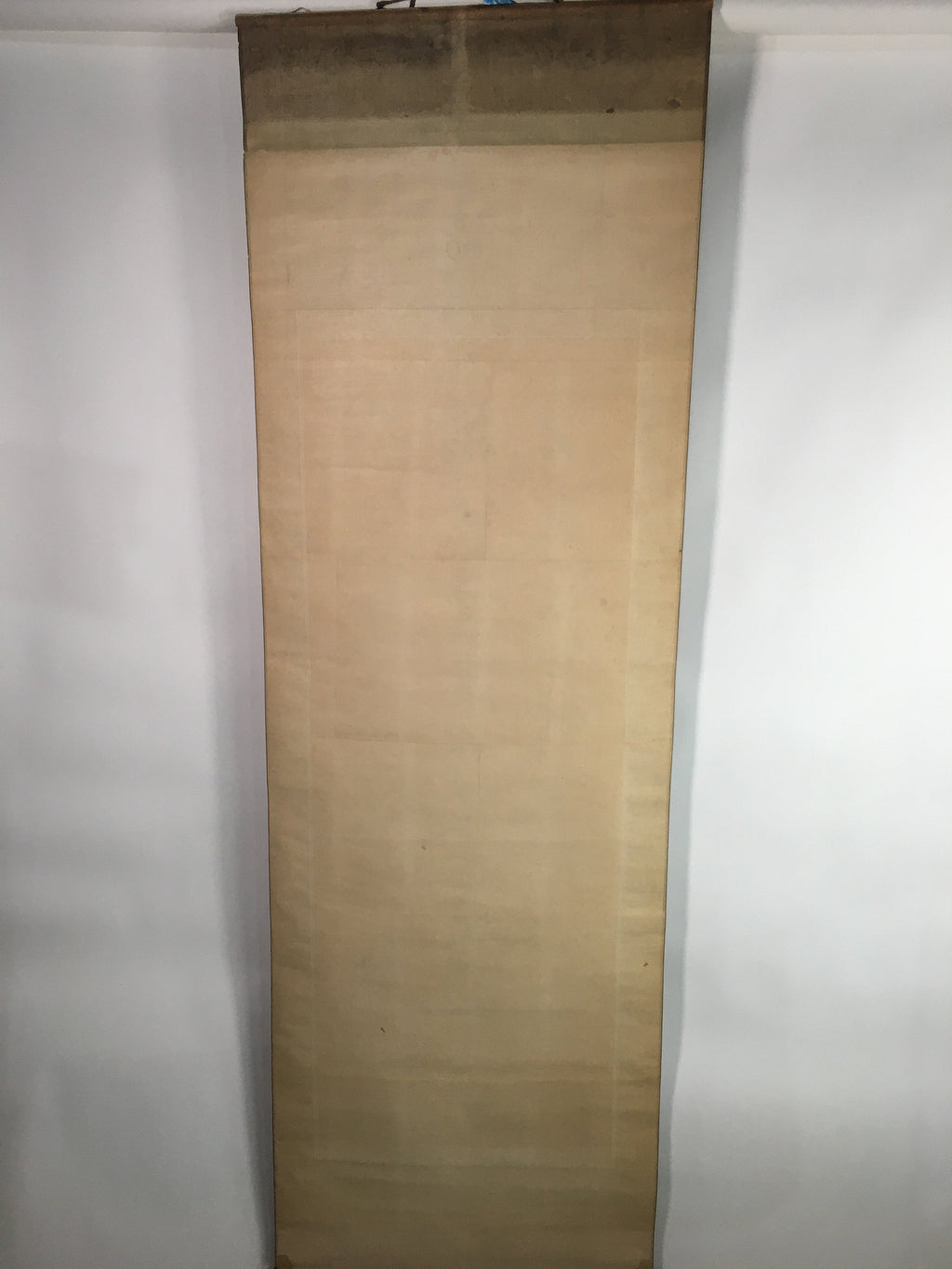 Japanese Hanging Scroll Vtg Kakejiku Kakemono Calligraphy Soldiers River SC662