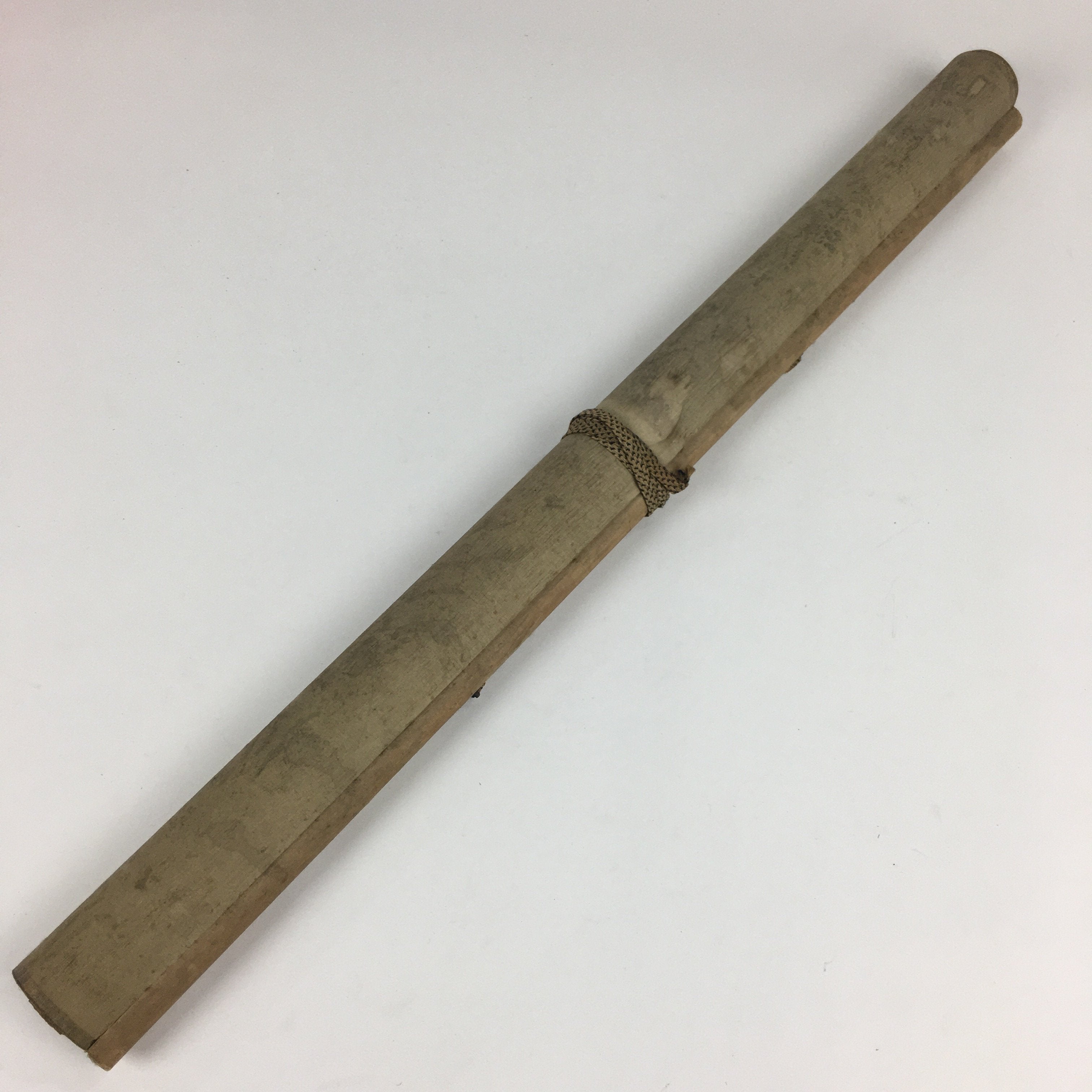 Japanese Hanging Scroll Vtg Kakejiku Kakemono Calligraphy Soldiers River SC662