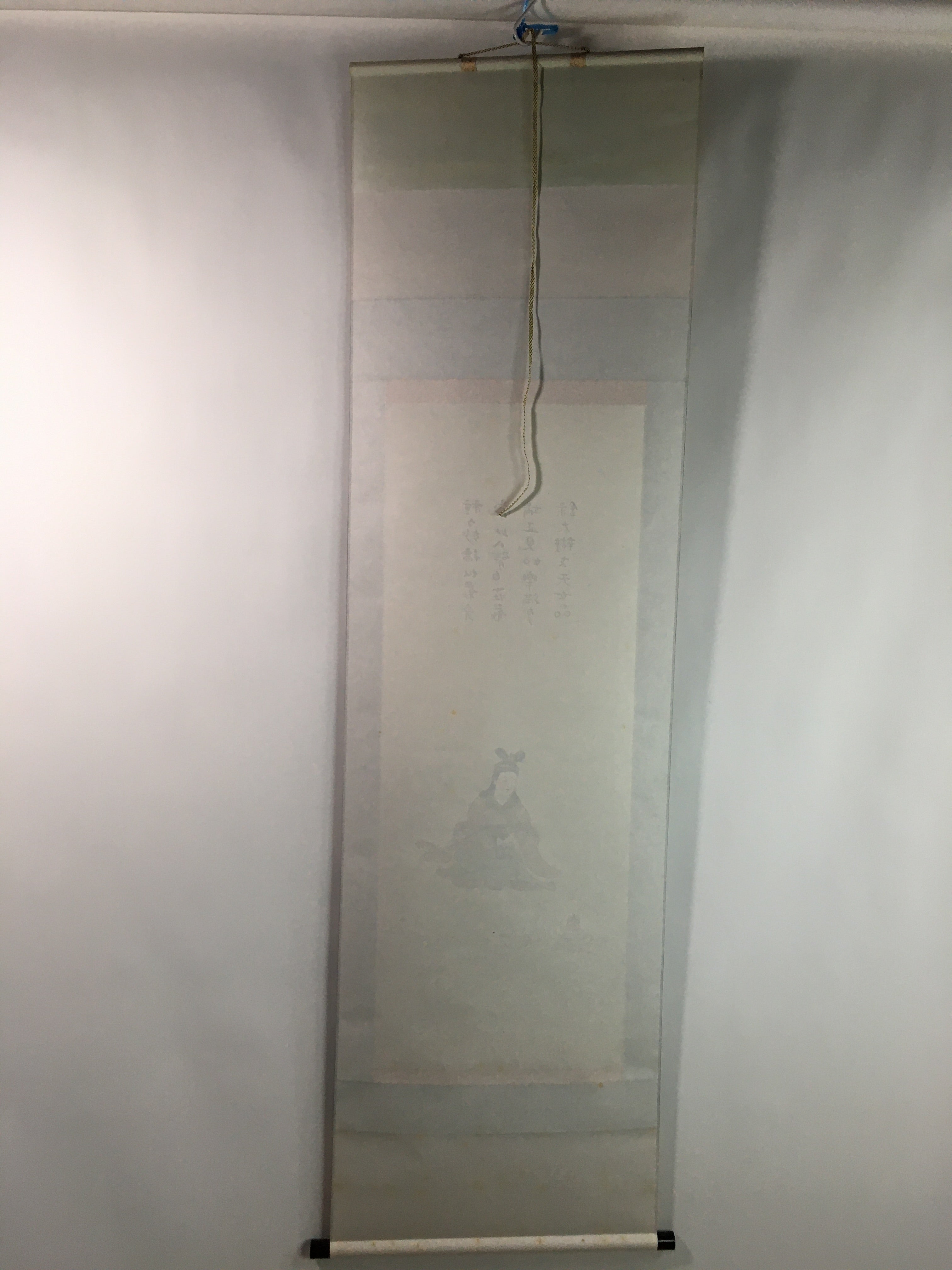 Japanese Hanging Scroll Vtg Kakejiku Kakemono Celestial Maiden SC719