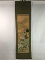 Japanese Hanging Scroll Vtg Kakejiku Kakemono Countryside Scenery SC757